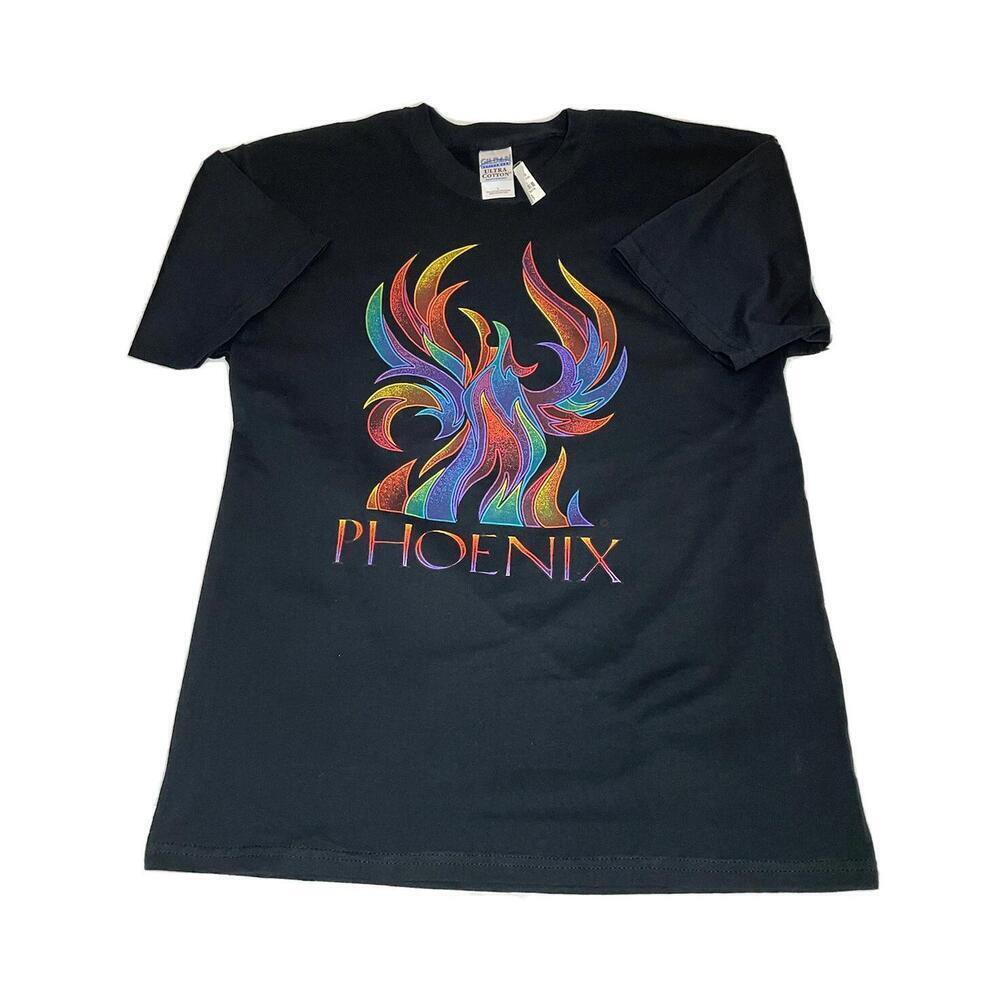 Phoenix Multicolor Front Graphic Streetwear T-Shirt